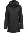 T9609 9609 Tee Jays Ladies All Weather Parka Jacket Black colour image